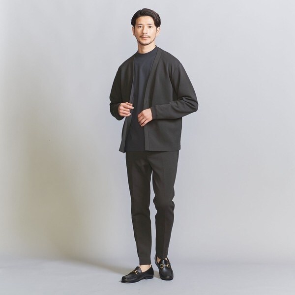 ブルゾン アウター 「WEB限定 WARDROBE SMART」ダブルニット ジップ 