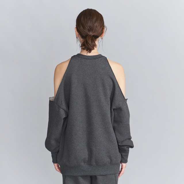 スウェット Tweed V-neck sweat ツィードVネックスウェット - トップス