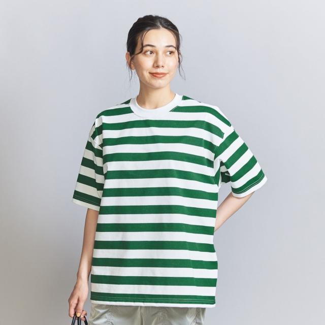 ビューティー＆ユース ユナイテッドアローズ（BEAUTY&YOUTH）/＜DAIWA PIER39＞ドローストリング ボーダー Tシャツ
