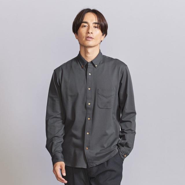 ビューティー&ユース ユナイテッドアローズ(BEAUTY&YOUTH)/クイック シャンブレー ボタンダウン シャツ ‐ストレッチ‐の通販は