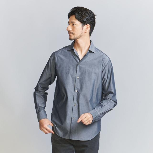 ビューティー＆ユース ユナイテッドアローズ（BEAUTY&YOUTH）/【WEB限定 WARDROBE SMART】コットン ワイドカラー スキッパー シャツ_4