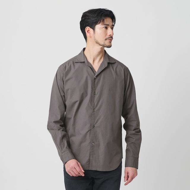 ビューティー＆ユース ユナイテッドアローズ（BEAUTY&YOUTH）/【WEB限定 WARDROBE SMART】コットン ワイドカラー スキッパー シャツ_12