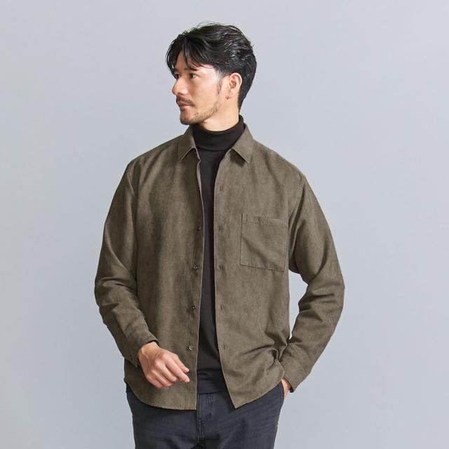ビューティー＆ユース ユナイテッドアローズ（BEAUTY&YOUTH）/【WEB限定 WARDROBE SMART】スエードライク シャツ_1
