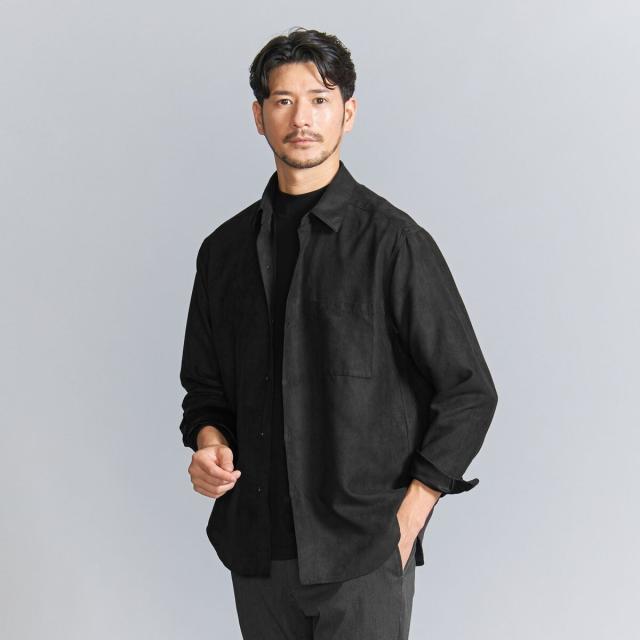 ビューティー＆ユース ユナイテッドアローズ（BEAUTY&YOUTH）/【WEB限定 WARDROBE SMART】スエードライク シャツ_3