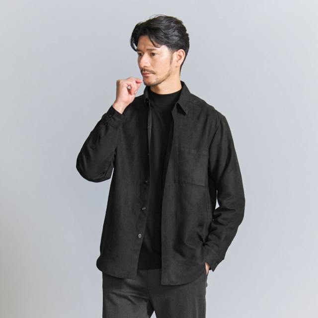 ビューティー＆ユース ユナイテッドアローズ（BEAUTY&YOUTH）/【WEB限定 WARDROBE SMART】スエードライク シャツ_4