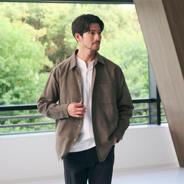 ビューティー＆ユース ユナイテッドアローズ（BEAUTY&YOUTH）/【WEB限定 WARDROBE SMART】スエードライク シャツ_8