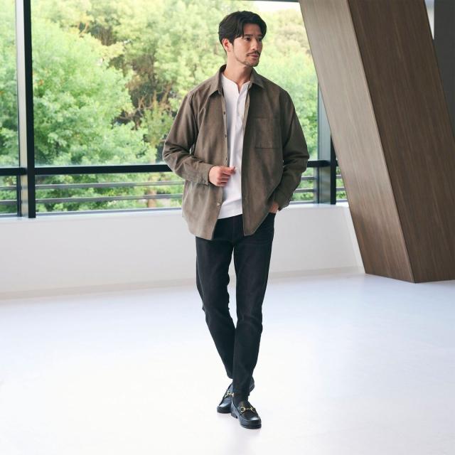 ビューティー＆ユース ユナイテッドアローズ（BEAUTY&YOUTH）/【WEB限定 WARDROBE SMART】スエードライク シャツ_9
