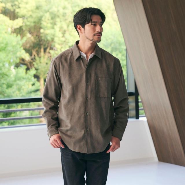 ビューティー＆ユース ユナイテッドアローズ（BEAUTY&YOUTH）/【WEB限定 WARDROBE SMART】スエードライク シャツ_10