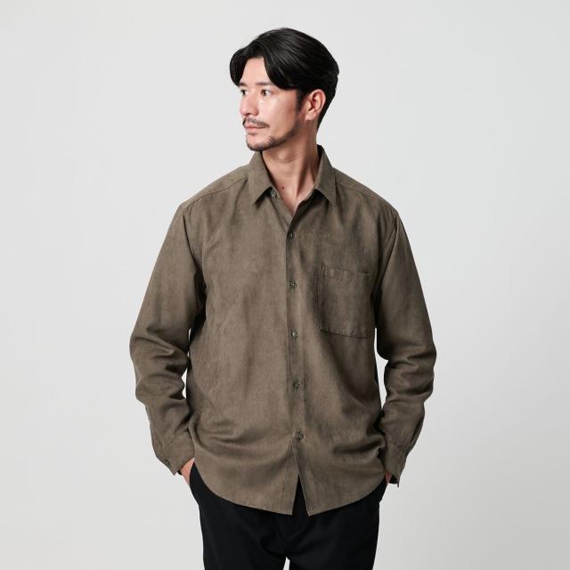 ビューティー＆ユース ユナイテッドアローズ（BEAUTY&YOUTH）/【WEB限定 WARDROBE SMART】スエードライク シャツ_12