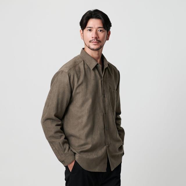 ビューティー＆ユース ユナイテッドアローズ（BEAUTY&YOUTH）/【WEB限定 WARDROBE SMART】スエードライク シャツ_13