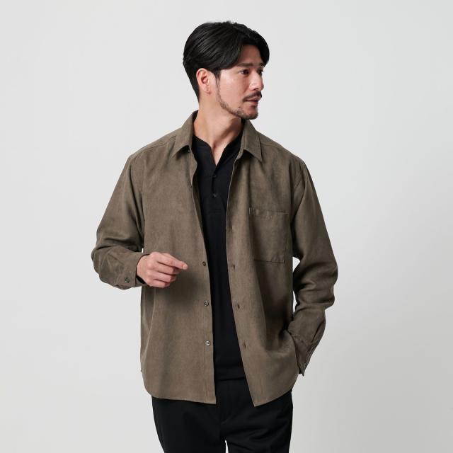 ビューティー＆ユース ユナイテッドアローズ（BEAUTY&YOUTH）/【WEB限定 WARDROBE SMART】スエードライク シャツ_15