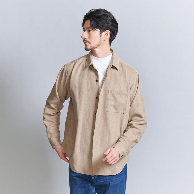 ビューティー＆ユース ユナイテッドアローズ（BEAUTY&YOUTH）/【WEB限定 WARDROBE SMART】スエードライク シャツ_17