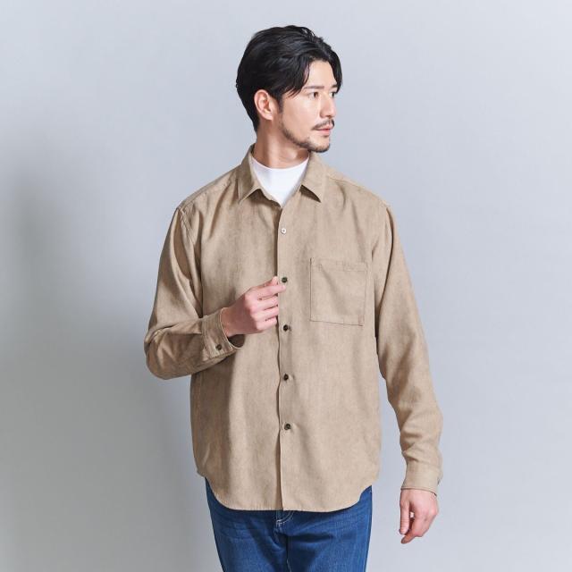 ビューティー＆ユース ユナイテッドアローズ（BEAUTY&YOUTH）/【WEB限定 WARDROBE SMART】スエードライク シャツ_19