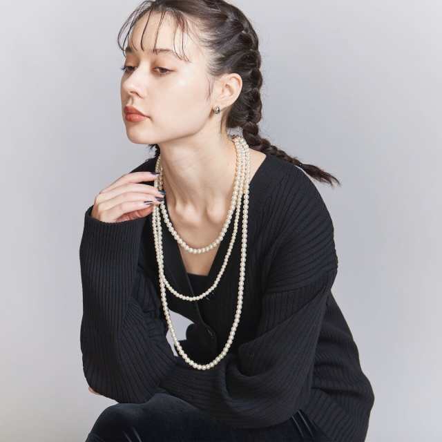 ビューティー＆ユース ユナイテッドアローズ（BEAUTY&YOUTH）/パールモチーフ 3連 ロングネックレス −4WAY−の通販は