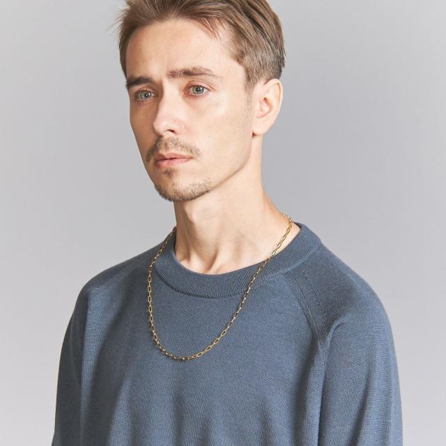 ビューティー＆ユース ユナイテッドアローズ（BEAUTY&YOUTH）/ブラス ペーパークリップ チェーン ネックレスの通販は