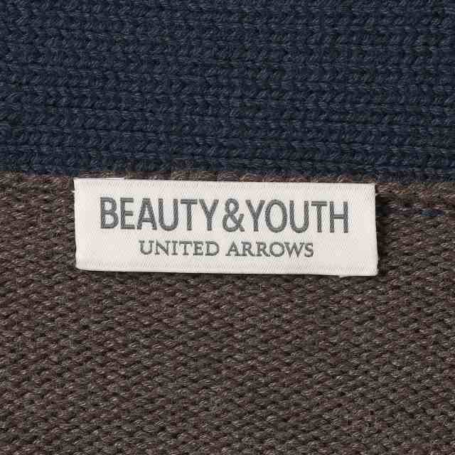 ビューティー＆ユース ユナイテッドアローズ（BEAUTY&YOUTH）/メランジ トリム Vネック カーディガン