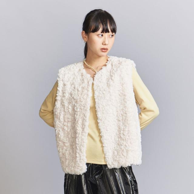 ビューティー＆ユース ユナイテッドアローズ（BEAUTY&YOUTH）/フェイクファー ベストの通販は 15,400円