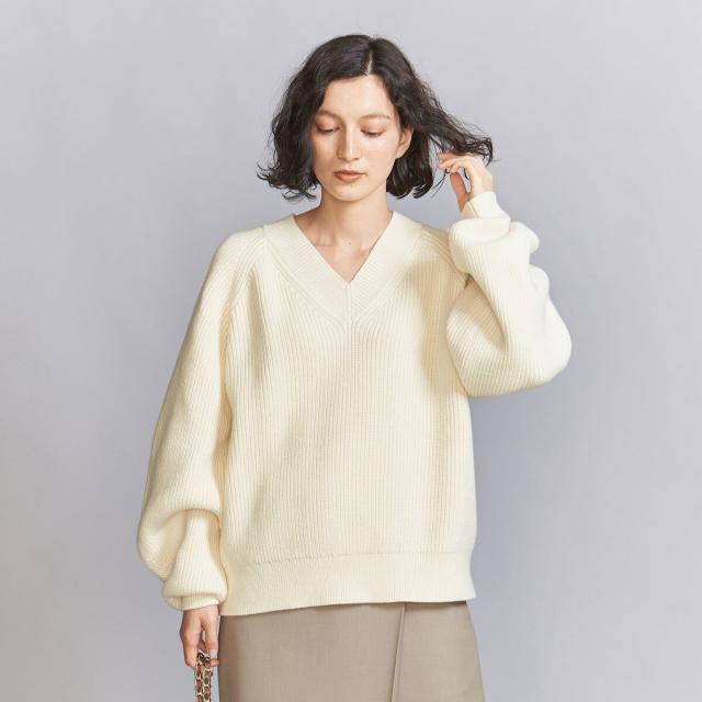 ビューティー＆ユース ユナイテッドアローズ（BEAUTY&YOUTH）/Vネック アゼニット プルオーバー −ウォッシャブル−の通販は 9,240円
