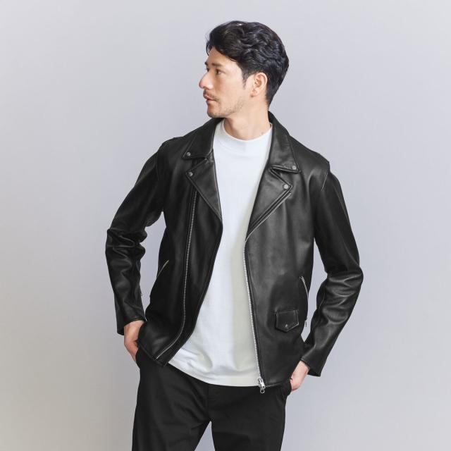 H by beauty&youth b&y ライダース ユナイテッドアローズ 最終値下げ H BEAUTY\u0026YOUTH シープレザージャケット WEB限定 WARDROBE