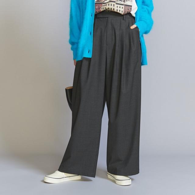 BEAUTY&YOUTH グレー ワイドパンツ ビューティー＆ユース ユナイテッド