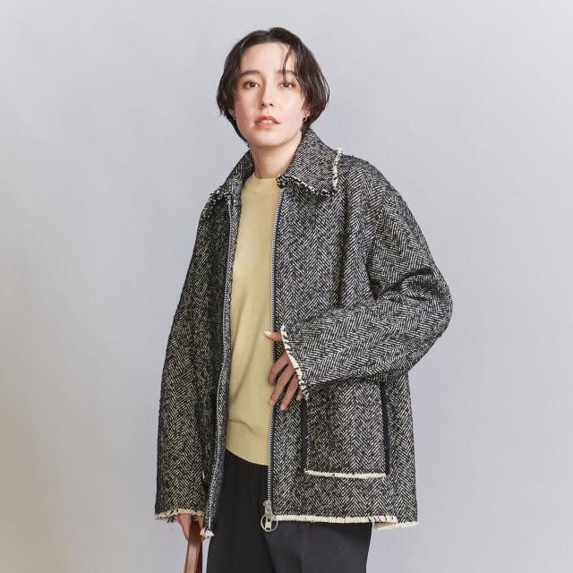 ビューティー＆ユース ユナイテッドアローズ（BEAUTY&YOUTH）/ヘリンボーンツイード ブルゾン