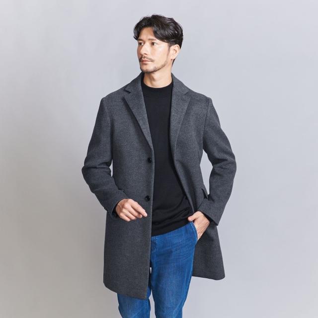 【試着のみ】ユナイテッドアローズ メルトンチェスターコート　M 【ほぼ新品】 ビューティー＆ユース ユナイテッドアローズ（BEAUTY&YOUTH）/【WEB