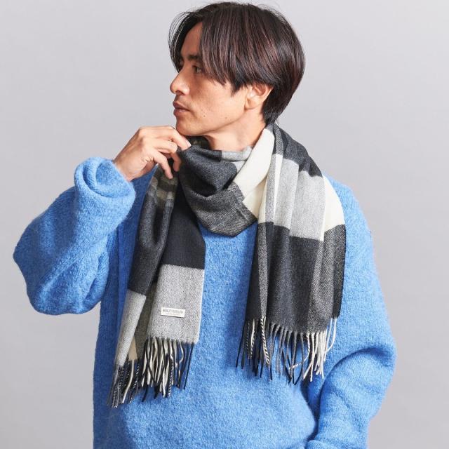 ビューティー＆ユース ユナイテッドアローズ（BEAUTY&YOUTH）/カシミヤ ウール チェック ストールの通販は