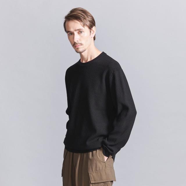 ビューティー&ユース ユナイテッドアローズ(BEAUTY&YOUTH)/ウールブレンド クルーネック ‐ウォッシャブル‐の通販は ビューティー&ユース ユナイテッドアローズ(BEAUTY&YOUTH)/ウールブレンド クルーネック ‐ウォッシャブル‐の通販は