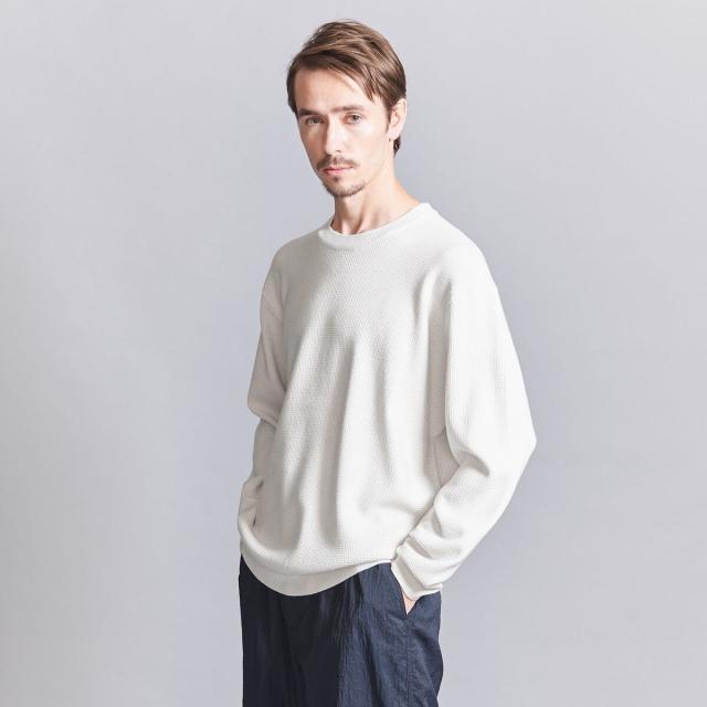 ビューティー&ユース ユナイテッドアローズ(BEAUTY&YOUTH)/ウールブレンド クルーネック ‐ウォッシャブル‐の通販は ビューティー&ユース ユナイテッドアローズ(BEAUTY&YOUTH)/ウールブレンド クルーネック ‐ウォッシャブル‐の通販は