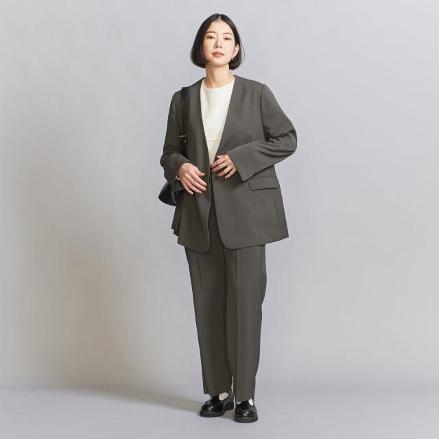 ビューティー＆ユース ユナイテッドアローズ（BEAUTY&YOUTH）/【WEB限定 Wardrobe DAILY MINIMAL】ダブルクロス カラーレスジャケット …の通販は