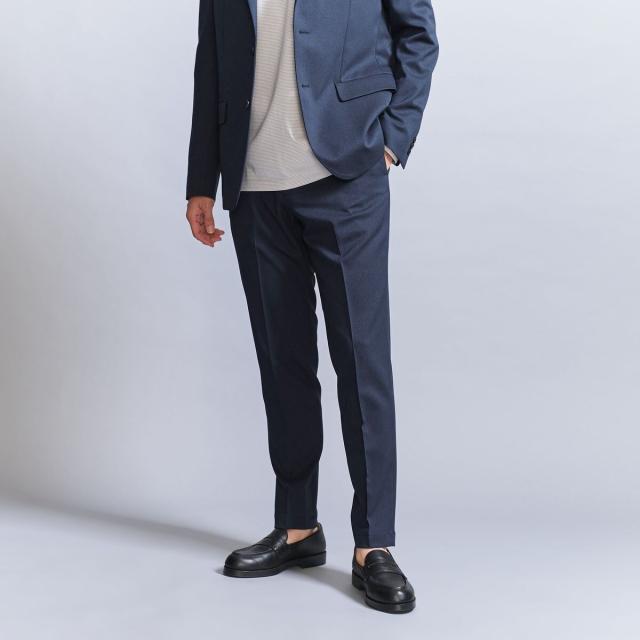 ビューティー＆ユース ユナイテッドアローズ（BEAUTY&YOUTH）/シャンブレー PE ノープリーツ スリムパンツ −セットアップ対応‐の通販は