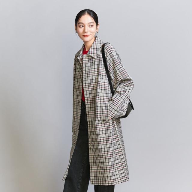 貴重！ユナイテッドアローズ　ビューティー＆ユース　ダブルコート　チェック 貴重！ユナイテッドアローズ ビューティー＆ユース ダブルコート
