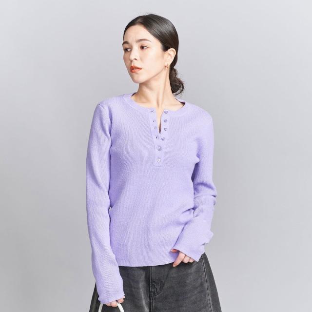 ビューティー＆ユース ユナイテッドアローズ（BEAUTY&YOUTH）/リブ ヘンリーネック ニット −ウォッシャブル−の通販は 13,970円