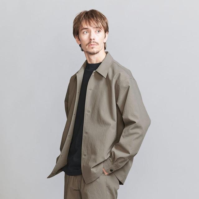 ビューティアンドユース 小松マテーレ　オーバーフォルム　キャンプカラー シャツ KOMATSU PACK オーバー キャンプカラー シャツ FORM型