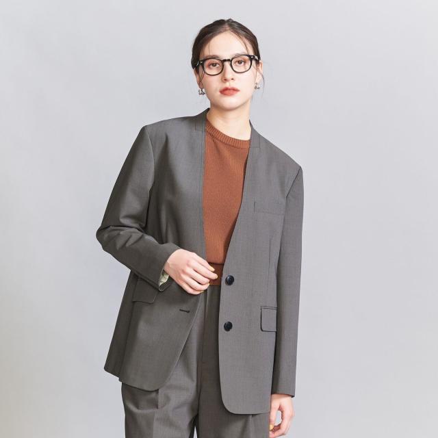 KAREN MILLEN□ティップドボーダープリント マキシワンピース