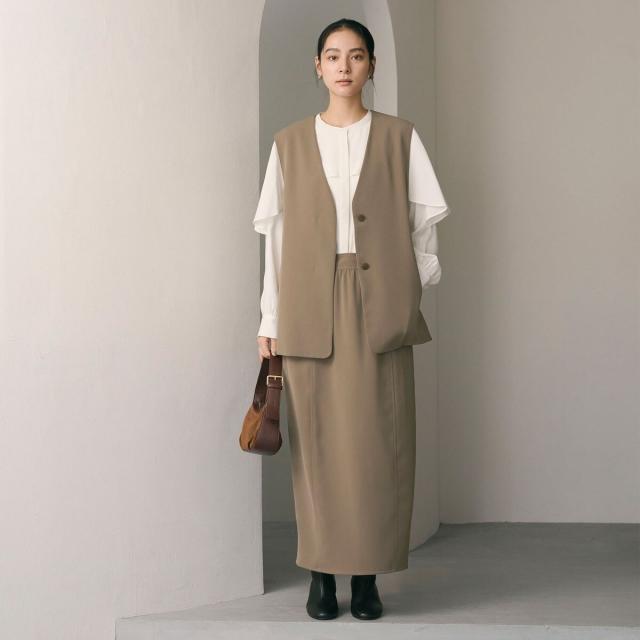 ビューティー＆ユース ユナイテッドアローズ（BEAUTY&YOUTH）/【WEB限定 Wardrobe DAILY MINIMAL】ダブルクロス リボンベルトジレ ウォ…_5
