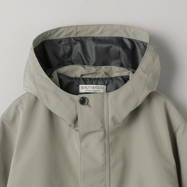 ビューティーアンドユース ナバル フーディ ブルゾン ‐撥水機能‐ベージュ BEAUTY&YOUTH UNITED ARROWS（ビューティーアンドユース