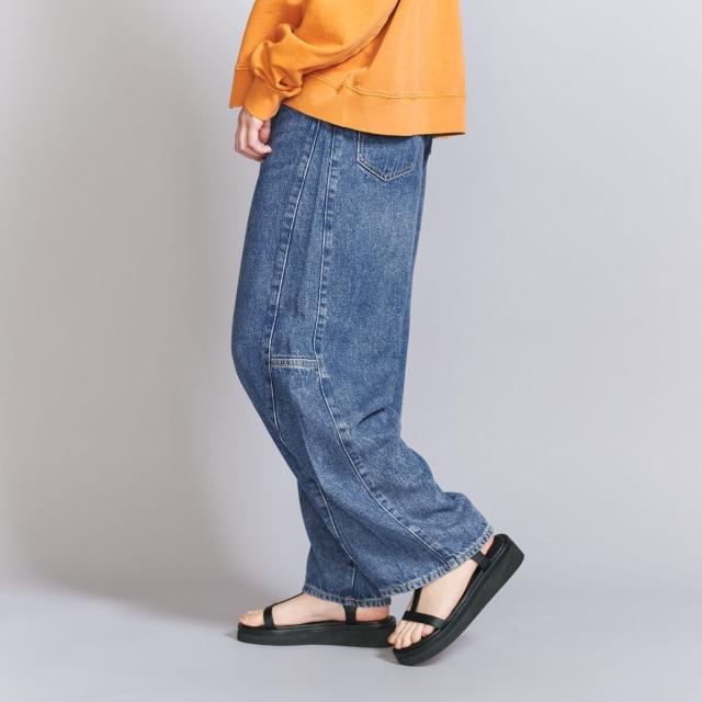 未使用　先日購入　ビューティーユース　セルロースデニムカーブパンツ ビューティー＆ユース ユナイテッドアローズ（BEAUTY&YOUTH