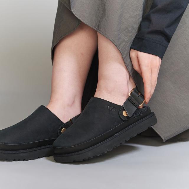 アグ UGG ゴールデンスター クロッグ サンダル ブラック 24cm 美