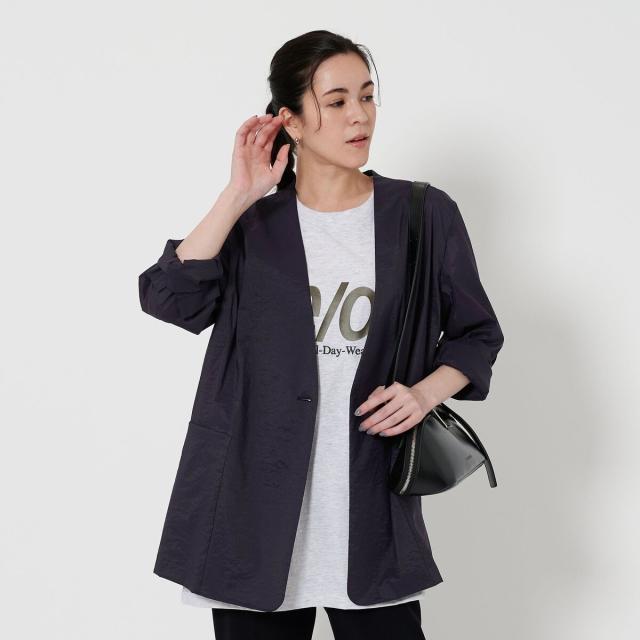 BEAUTY&YOUTH シアーノーカラージャケット ビューティー＆ユース ユナイテッドアローズ（BEAUTY&YOUTH