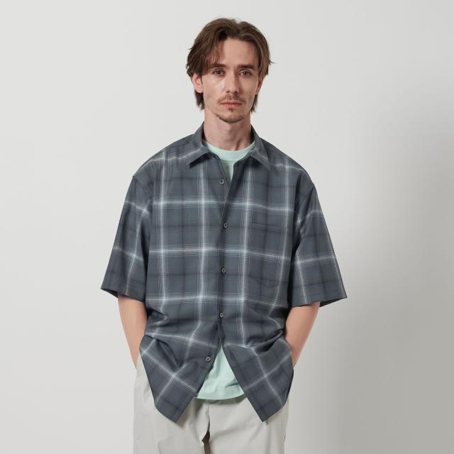 新品 MLVINCE メルヴィンス チェック柄シャツ グリーン系