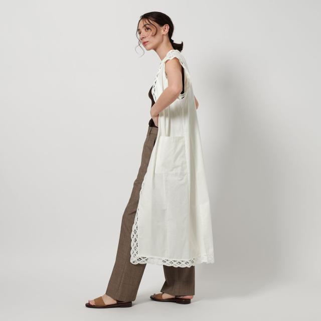 ロングジレ　ユナイテッドアローズ バテンレース ロング ジレ