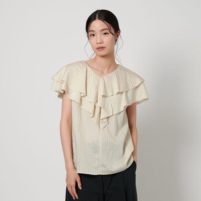 ユナイテッドアローズ フリルブラウス ラッフルフリル ブラウス