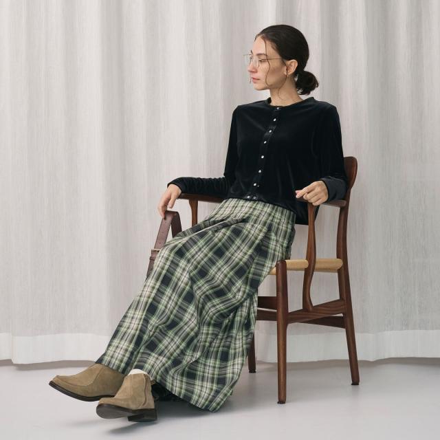 ビューティー＆ユース ユナイテッドアローズ（BEAUTY&YOUTH）/ベロアコンパクト カーディガン