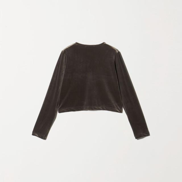 ビューティー＆ユース ユナイテッドアローズ（BEAUTY&YOUTH）/ベロアコンパクト カーディガン