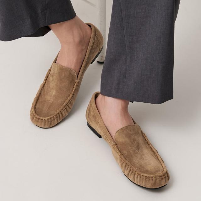 ビューティー＆ユース ユナイテッドアローズ（BEAUTY&YOUTH）/レザー ギャザー ローファー