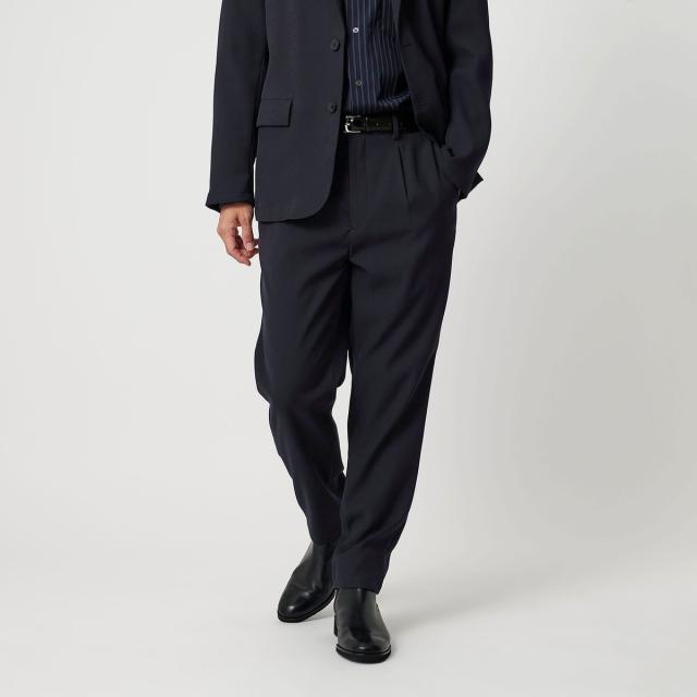 ビューティー＆ユース ユナイテッドアローズ（BEAUTY&YOUTH）/トリコチン ポリエステル 1プリーツ テーパードパンツ NO．5 セットアッ…