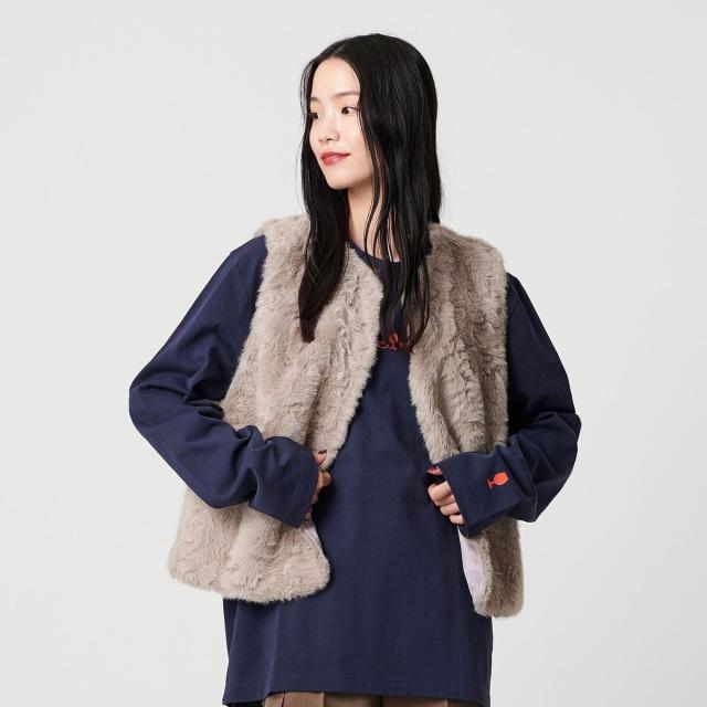 ビューティアンドユース　ファーベスト FREEサイズ フェイクファー ベスト｜ビューティー＆ユース ユナイテッドアローズの