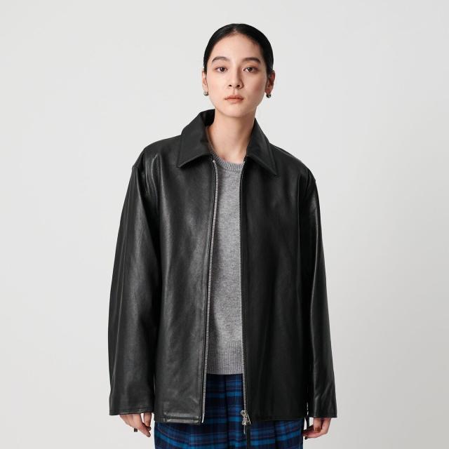 ビューティー＆ユース ユナイテッドアローズ（BEAUTY&YOUTH）/シープレザー フロントジップ ジャケット