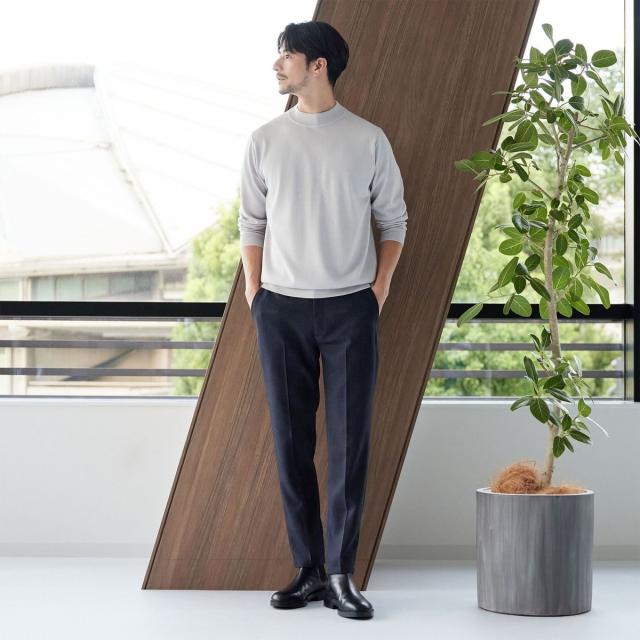 ビューティー＆ユース ユナイテッドアローズ（BEAUTY&YOUTH）/【WEB限定 WARDROBE SMART】LANATEC シャンブレー ノープリーツ パンツ